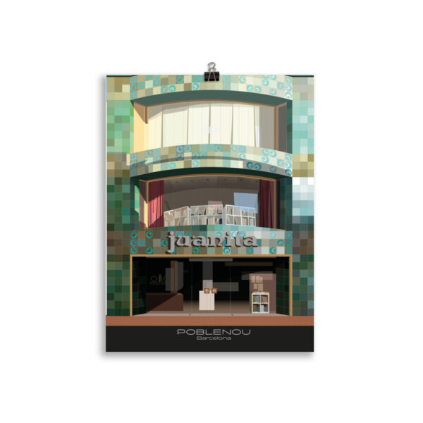 JUANITA BOUTIQUE - POBLENOU - BARCELONA - GICLÉE ART PRINT - Image 2