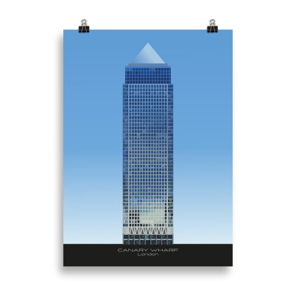 Canary Wharf - London GICLÉE ART PRINT - Image 2