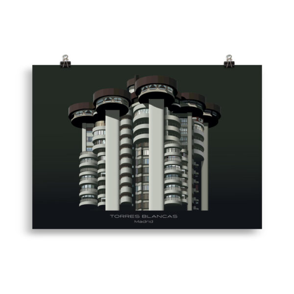 Torres Blancas - Madrid 1969 GICLÉE PRINT - Image 2