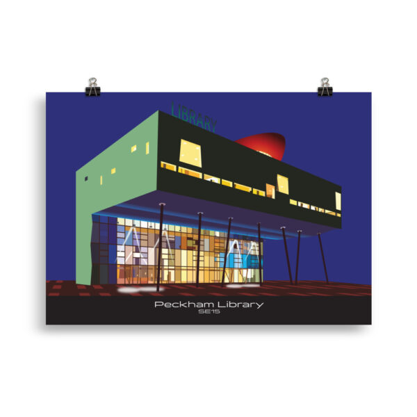 Peckham Library - London GICLÉE ART PRINT - Image 2