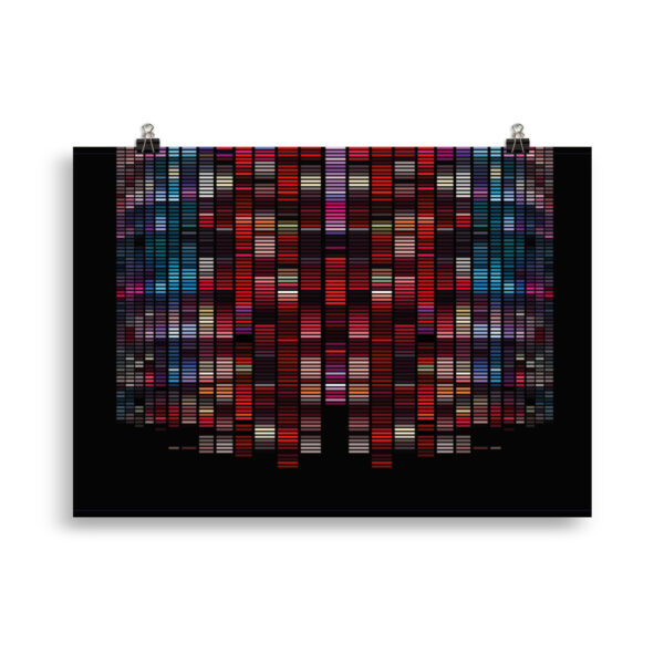 Torre Agbar at night - Barcelona. GICLÉE ART PRINTING - Image 2