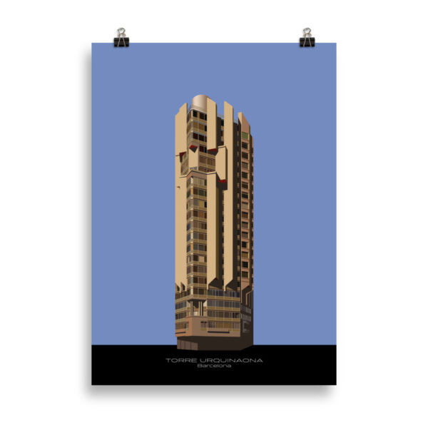 Torre Urquinaona - Barcelona. Full colour GICLÉE ART PRINT - Image 2