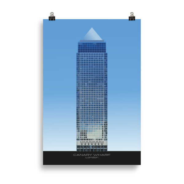 Canary Wharf - London GICLÉE ART PRINT - Image 3