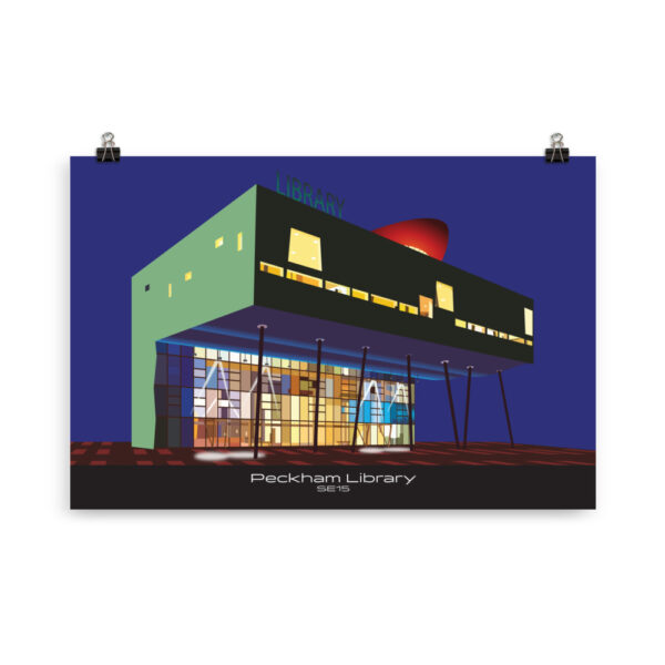 Peckham Library - London GICLÉE ART PRINT - Image 3