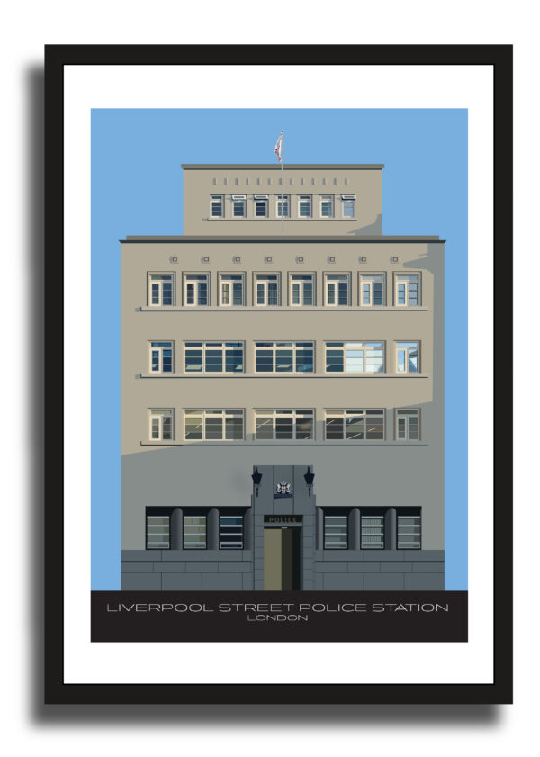 Liverpool Street Police Station Illustration