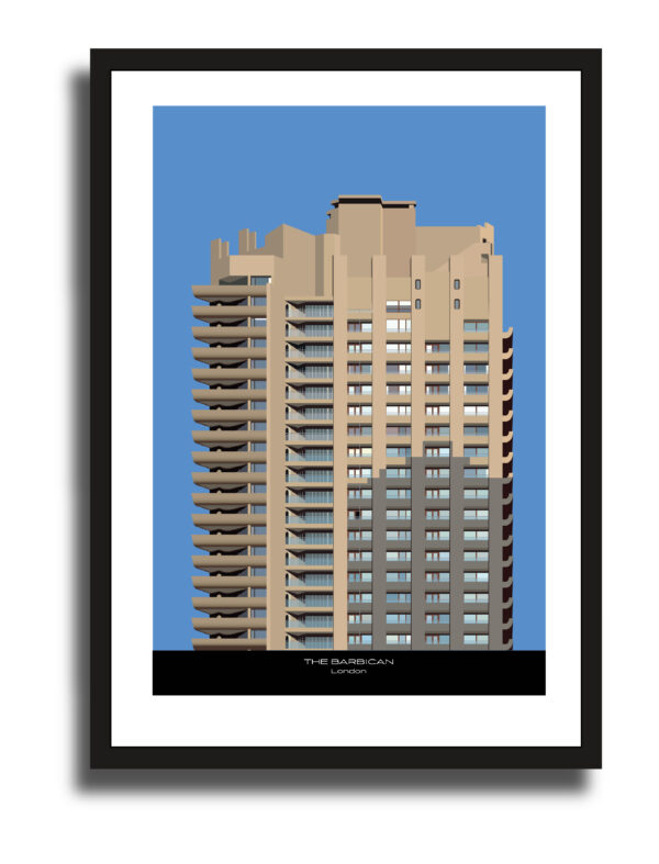 The Barbican. London 1982. Art Print