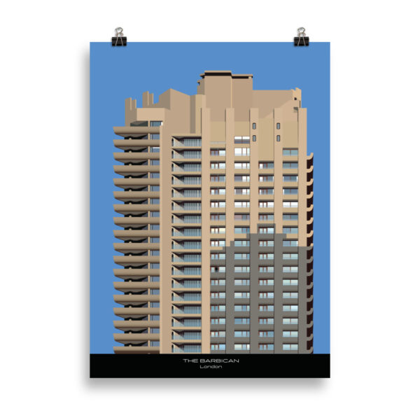 The Barbican. London. 1982. GICLÉE Art Print - Image 2