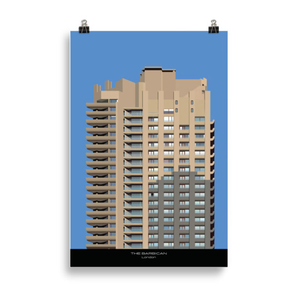 The Barbican. London. 1982. GICLÉE Art Print - Image 3